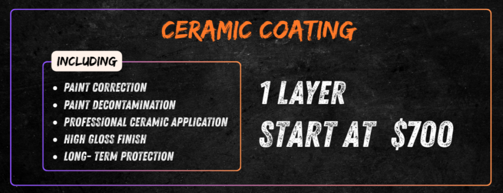 Paint Correction Paint Decontamination Professional Ceramic Application High Gloss Finish Long Term Protection